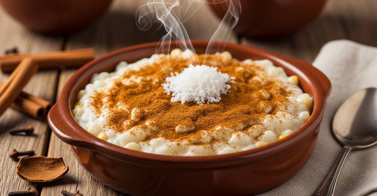 Canjica Doce Cremosa com Paçoquinha: Sabor de Festa Junina o Ano Todo! 1 Canjica Doce