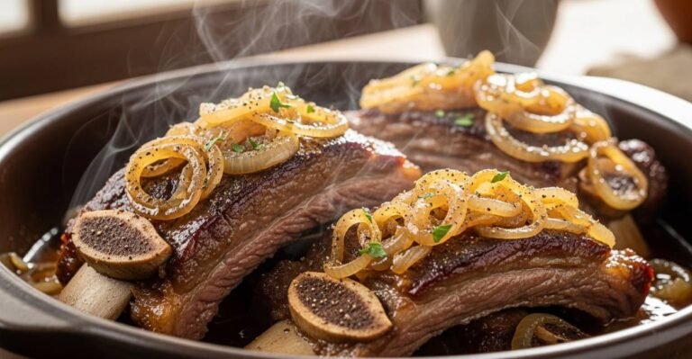 Costela com Cebola na Panela de Pressão