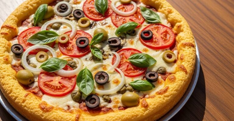 Pizza de Liquidificador: Praticidade e Sabor em Minutos! 1 Pizza de Liquidificador