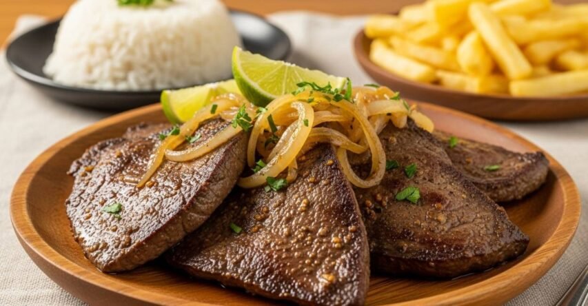 Bife de Fígado Acebolado: Sabor de Casa em Minutos 2 bife de figado