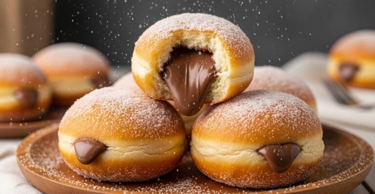 Bolinho de Chuva com Nutella