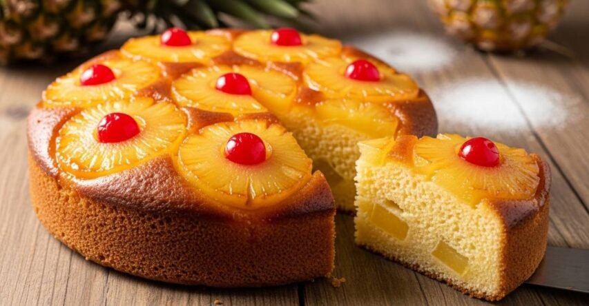 Bolo de Abacaxi Geladinho com Creme e Coco: Delícia Refrescante! 2 bolo de abacaxi