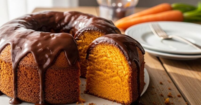 Bolo de Cenoura de Liquidificador Fofinho: Receita Prática e Deliciosa 2 bolo de cenoura