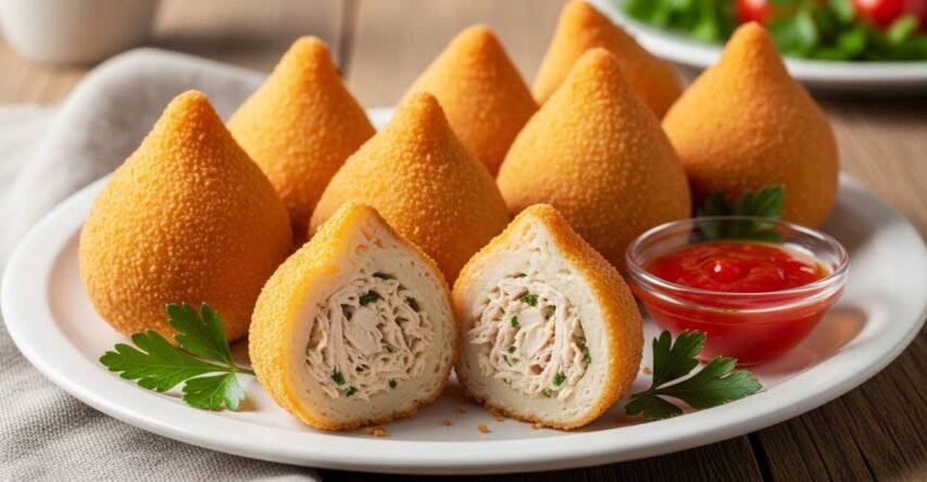 Coxinha de Frango Cremosa: Sabor Caseiro Irresistível 2 coxinha de frango