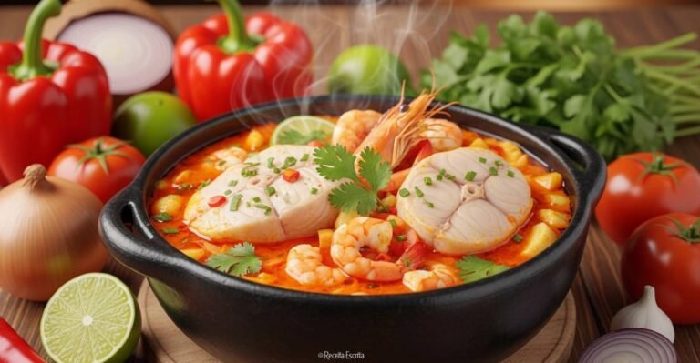 Moqueca Baiana Tradicional: Sabor e Cores do Nordeste 1 moqueca baiana