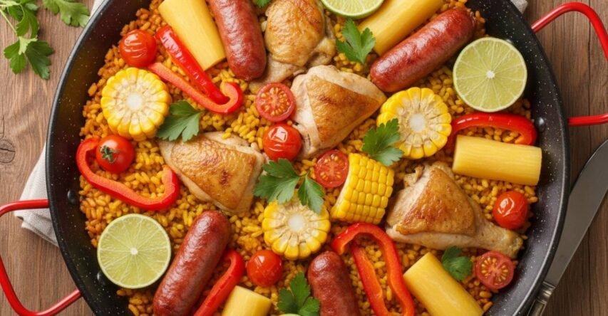 Paella Caipira: O Sabor Brasileiro em Uma Panela Só 2 paella caipira