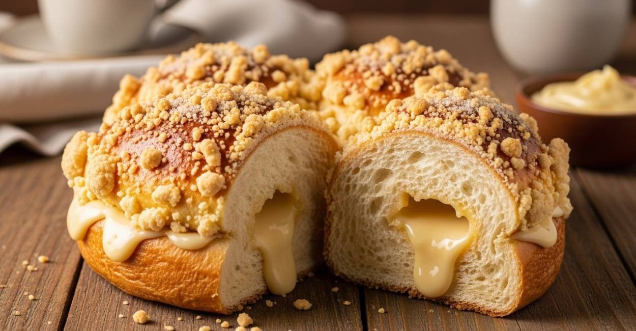 Pão Cuca de Doce de Leite: O Sabor Que Abraça o Coração 1 Pão Cuca