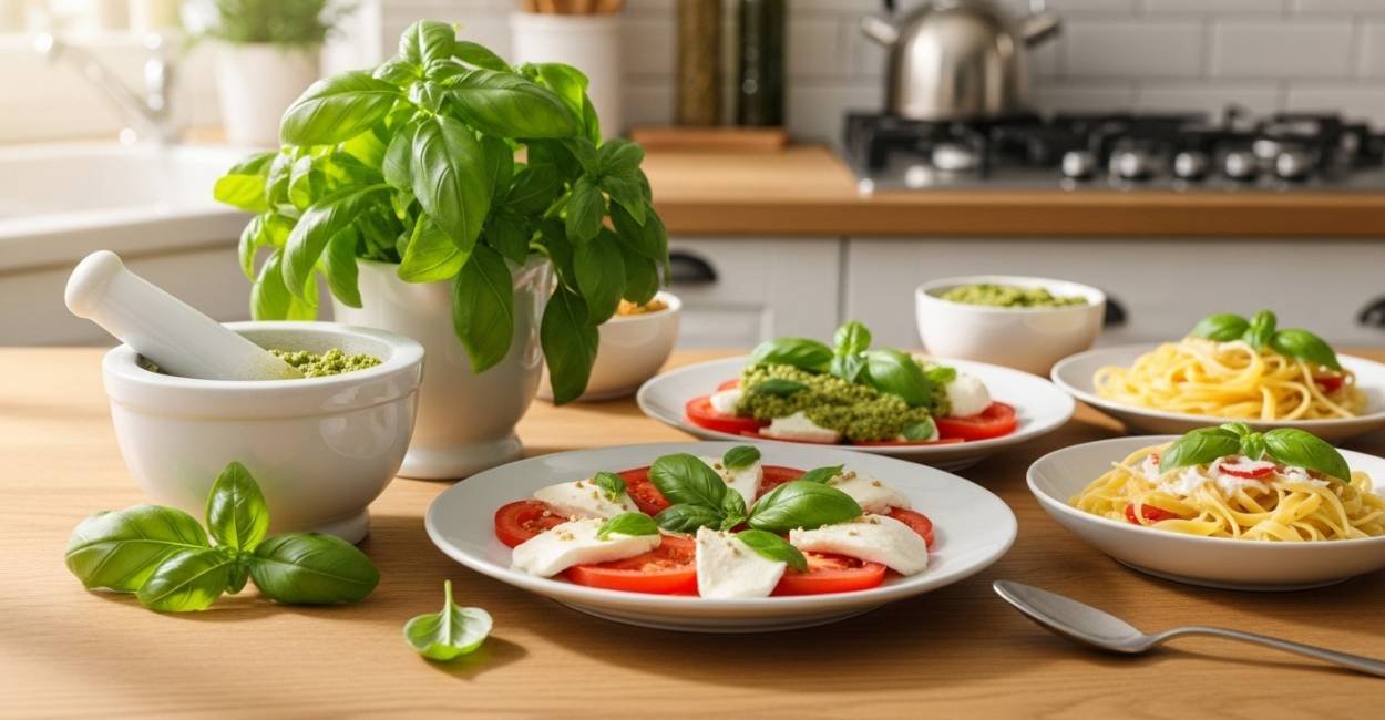 Você Sabe Como Transformar Manjericão Fresco em Receitas Incríveis? 1 utilidade do majericao