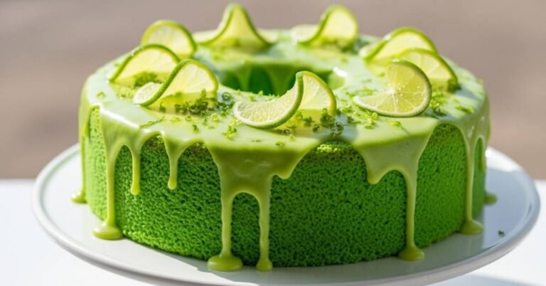 Bolo Verde de Limão Fofinho: O Sabor Refrescante Que Encanta 1 Bolo Verde de Limão