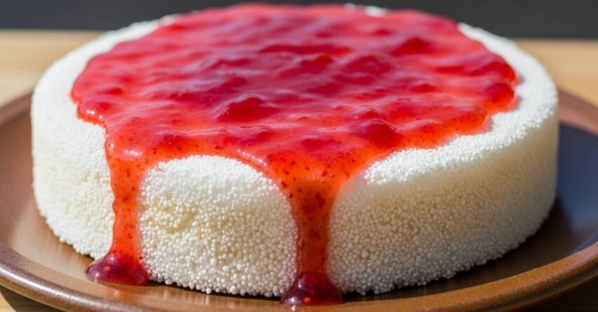 Bolo de Tapioca com Geleia de Morango: Delícia Cremosa e Refrescante 4 Bolo de tapioca 02