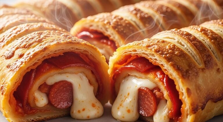 Rocambole de Pizza com Massa de Pastel: Sabor e Praticidade em Cada Fatia! 1 Rocambole de Pizza