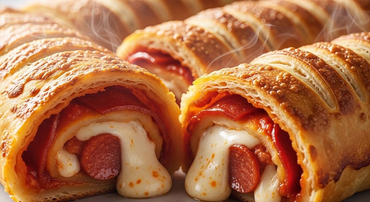 Rocambole de Pizza com Massa de Pastel: Sabor e Praticidade em Cada Fatia! 1 Rocambole de Pizza