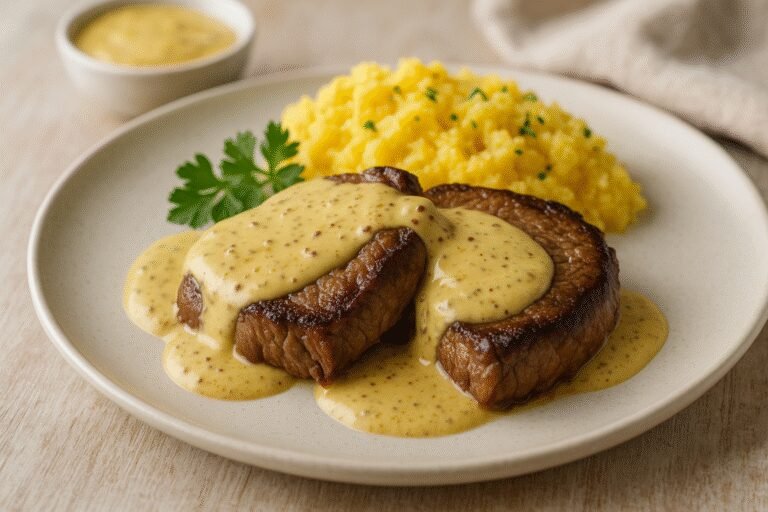 Alcatra ao molho mostarda: receita fácil e deliciosa 4 Alcatra ao Molho Mostarda: Um Sabor Inigualável!