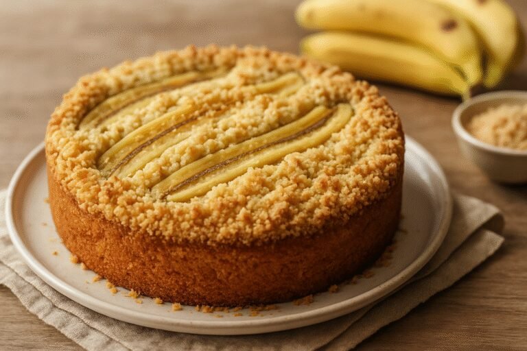Cuca de banana fácil: a receita que vai te conquistar
