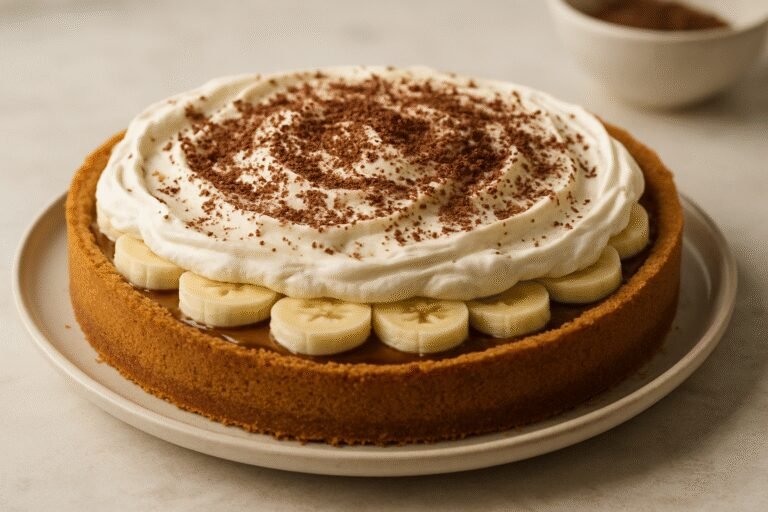 Torta banoffee: a sobremesa que todos vão amar 9 Deliciosa Torta Banoffee: A Sobremesa que Vai Te Surpreender!