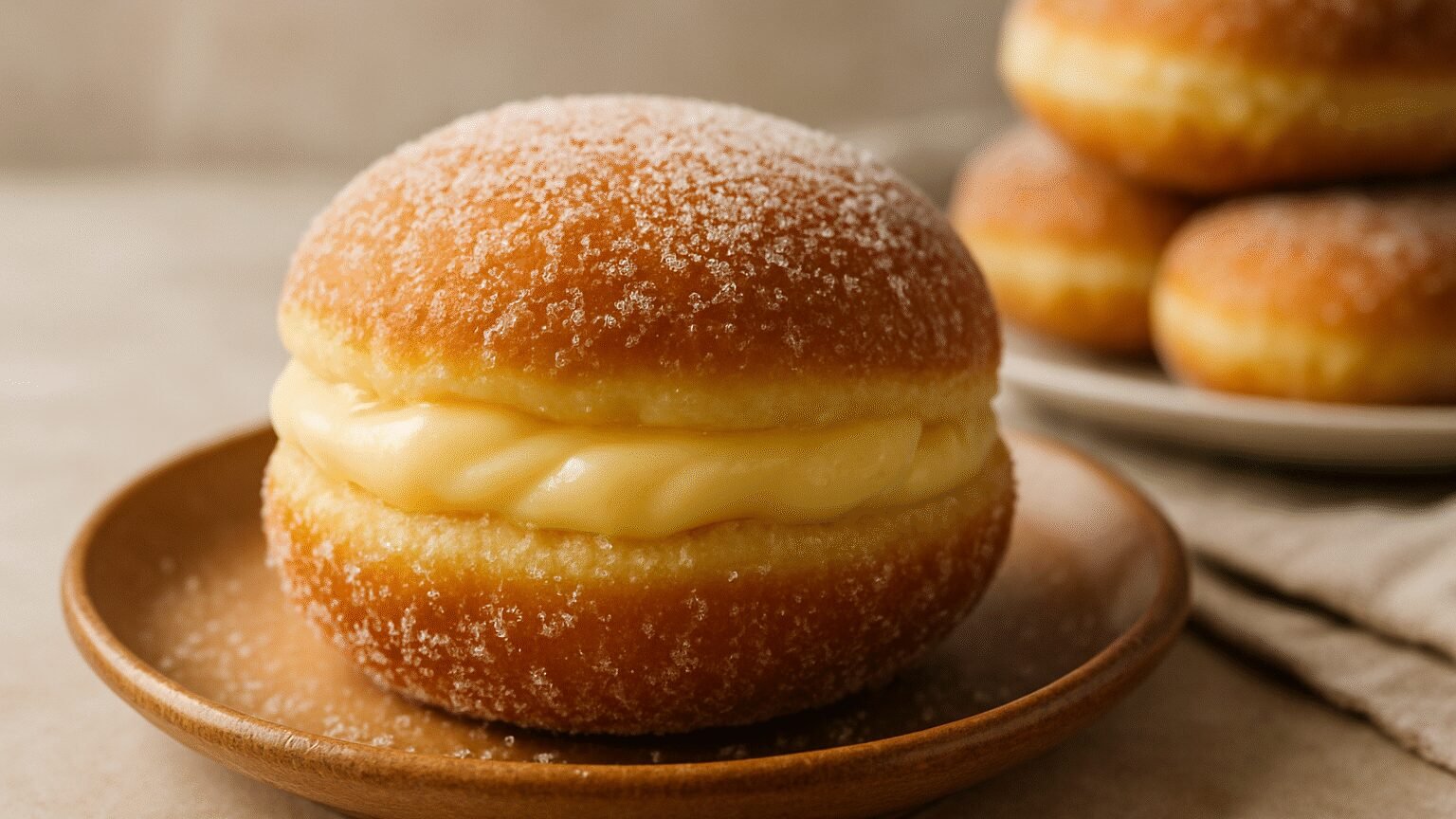Delicioso Sonho de Padaria Tradicional