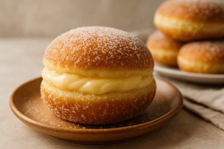 Delicioso Sonho de Padaria Tradicional