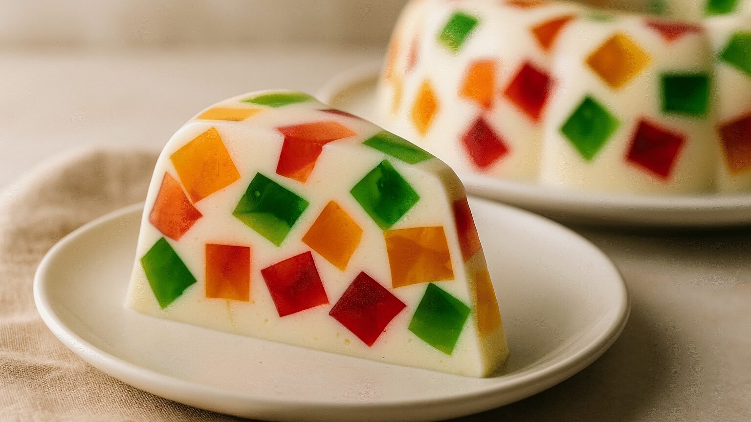 Mosaico de gelatina: a sobremesa que encanta festas