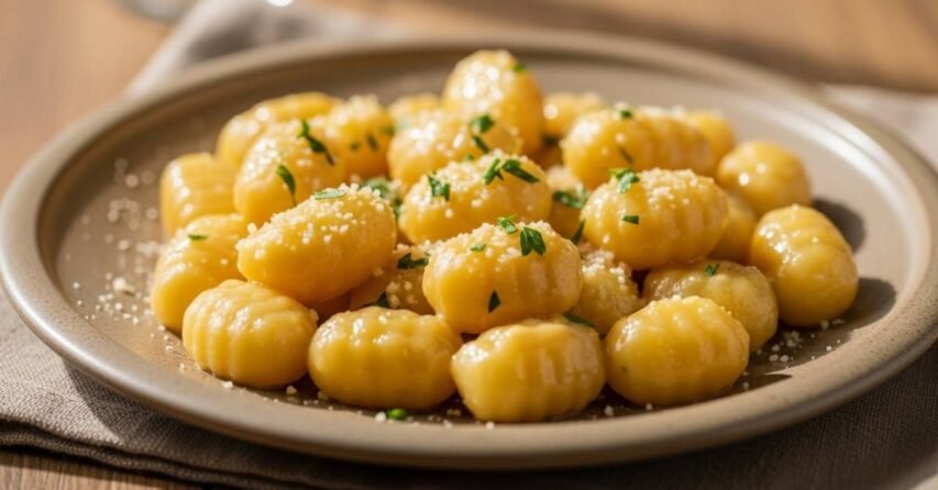 Nhoque de Maionese: Maciez e Sabor em Poucos Minutos 4 nhoque de maionese no prato