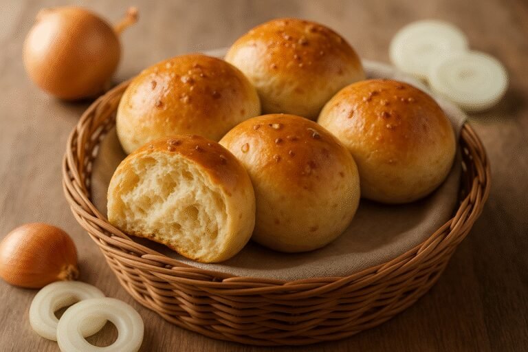Pão de Cebola de Liquidificador: Sabor e Praticidade na Sua Mesa!