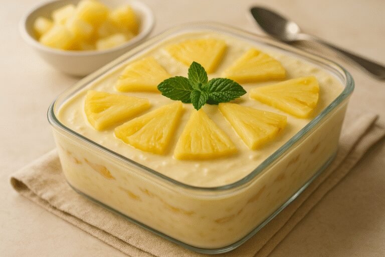 Pavê de Abacaxi: Uma Delícia Tropical para Sua Mesa!