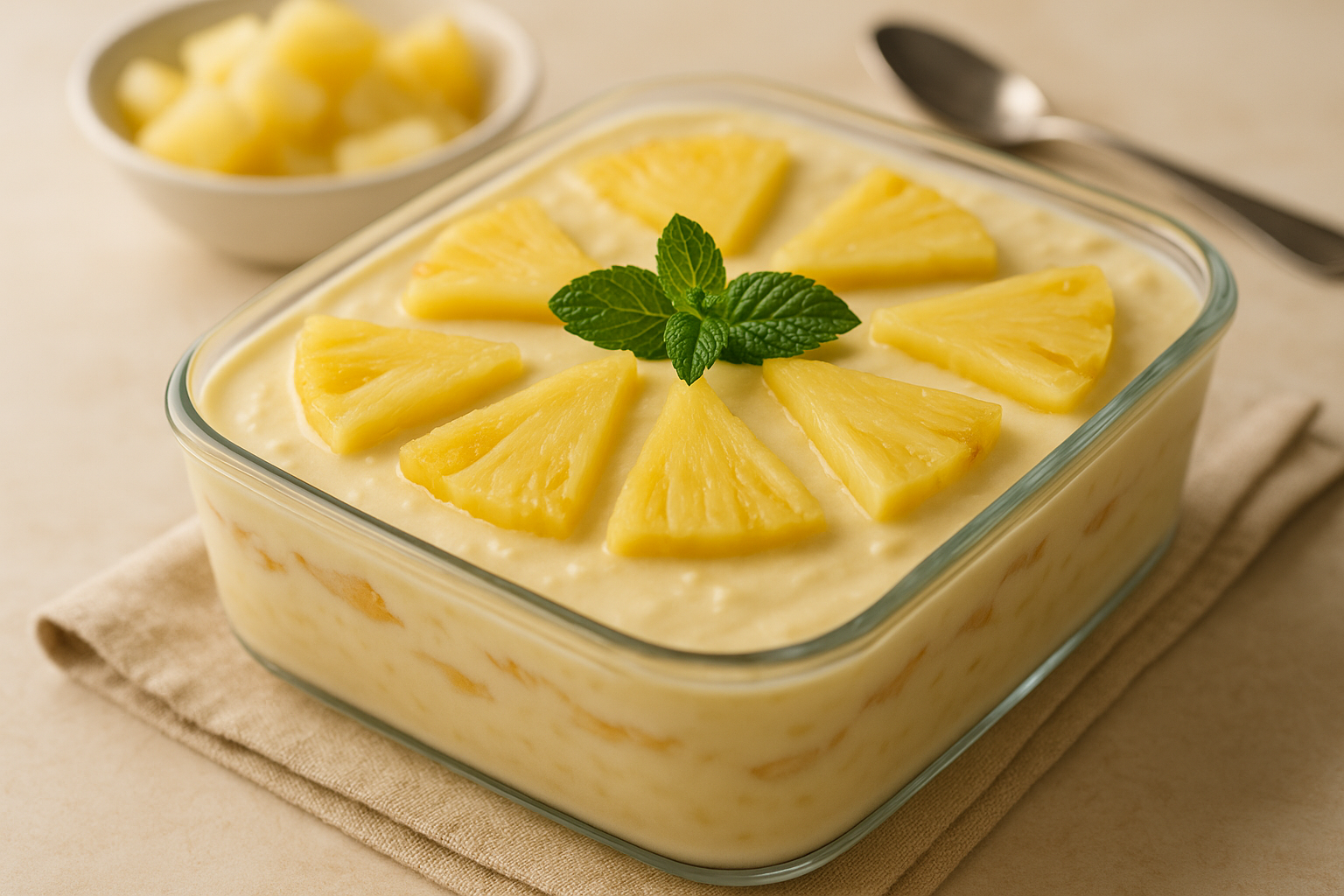 Pavê de Abacaxi: Uma Delícia Tropical para Sua Mesa!