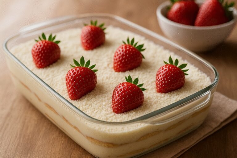 Pavê de Leite Ninho com Morango: Uma Delícia Irresistível!