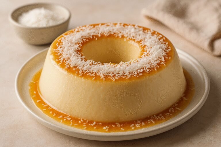 Pudim de Coco Rápido Sem Forno: Uma Delícia Prática!