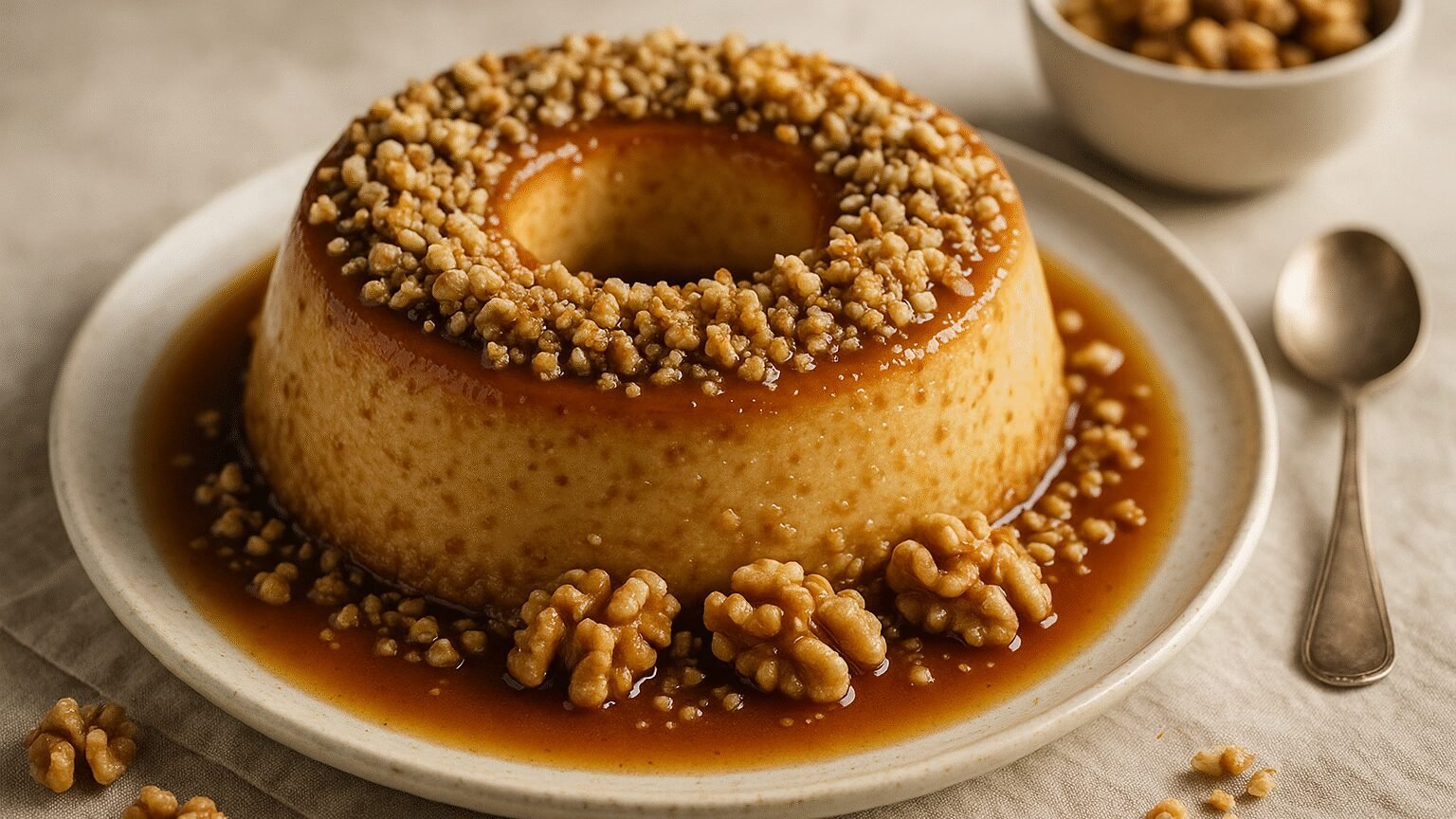 Pudim de Nozes: Uma Delícia Irresistível