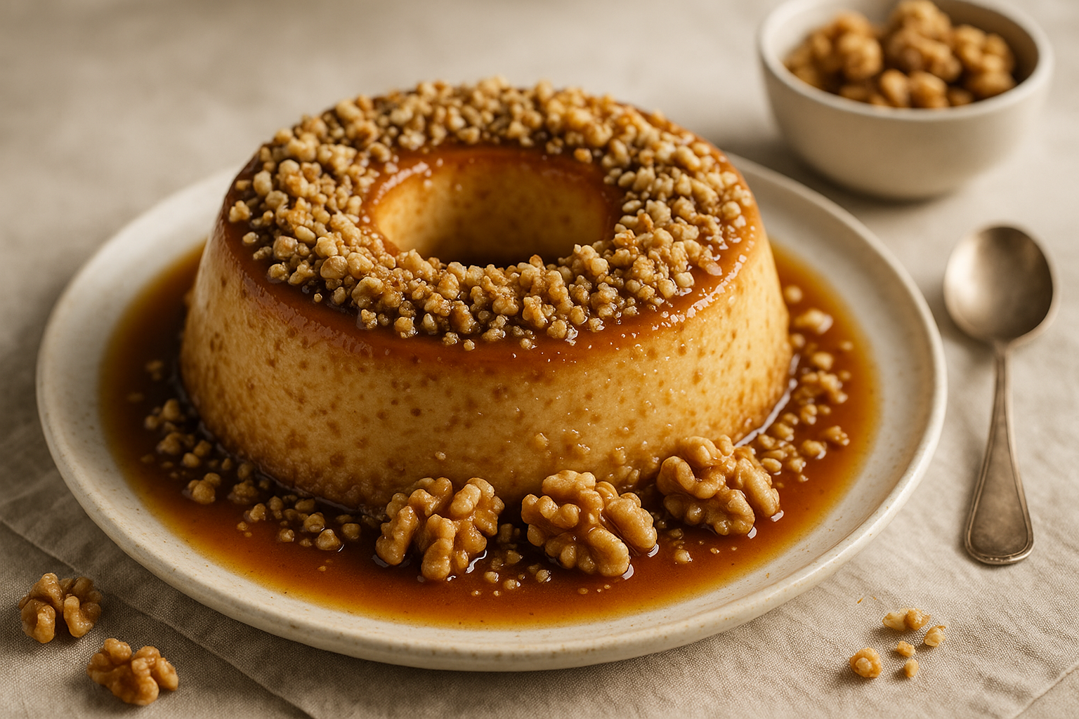 Pudim de Nozes: Uma Delícia Irresistível