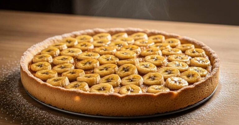 Torta de banana clássica com creme irresistível 1 Torta de banana