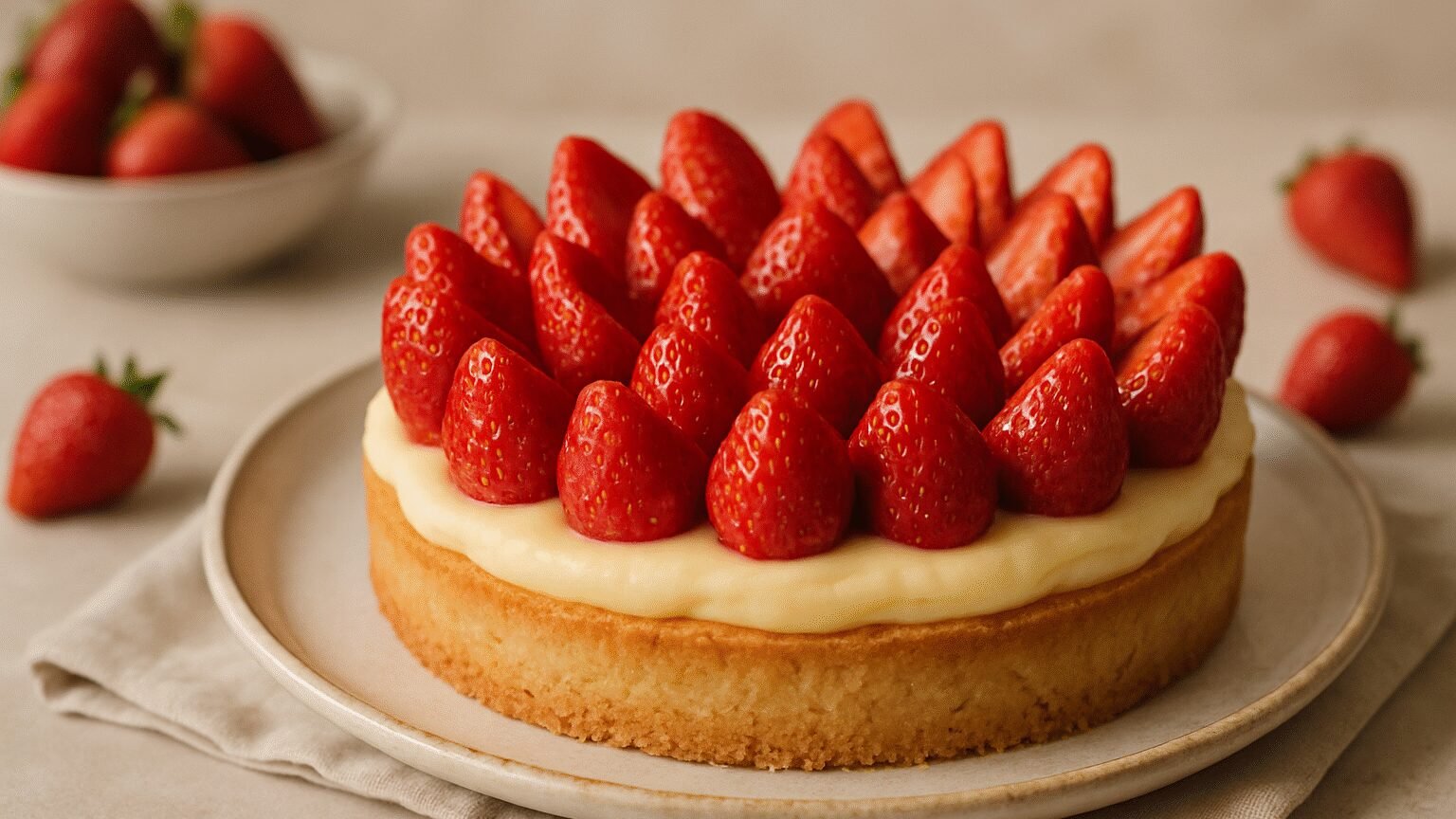 Torta de Morango: A Sobremesa dos Sonhos! 2 Torta de Morango: A Sobremesa dos Sonhos!