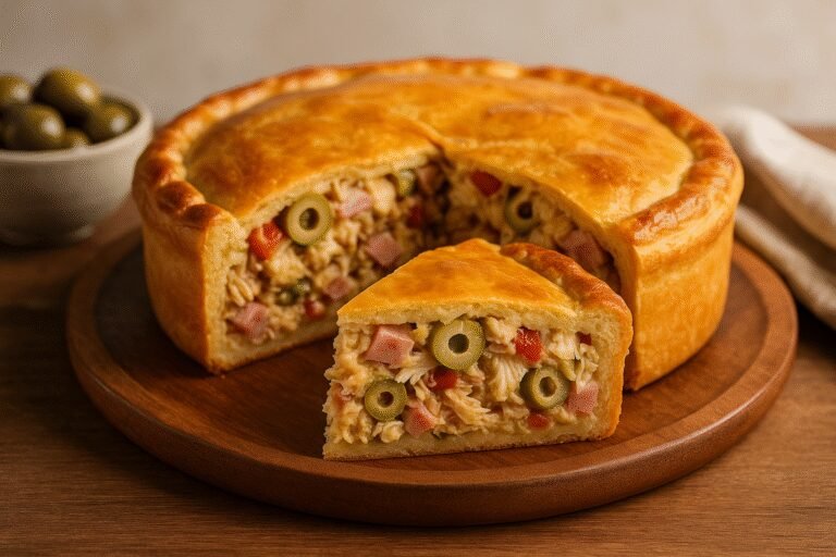 Torta Salgada à Portuguesa: Sabor e Tradição em Cada Fatia