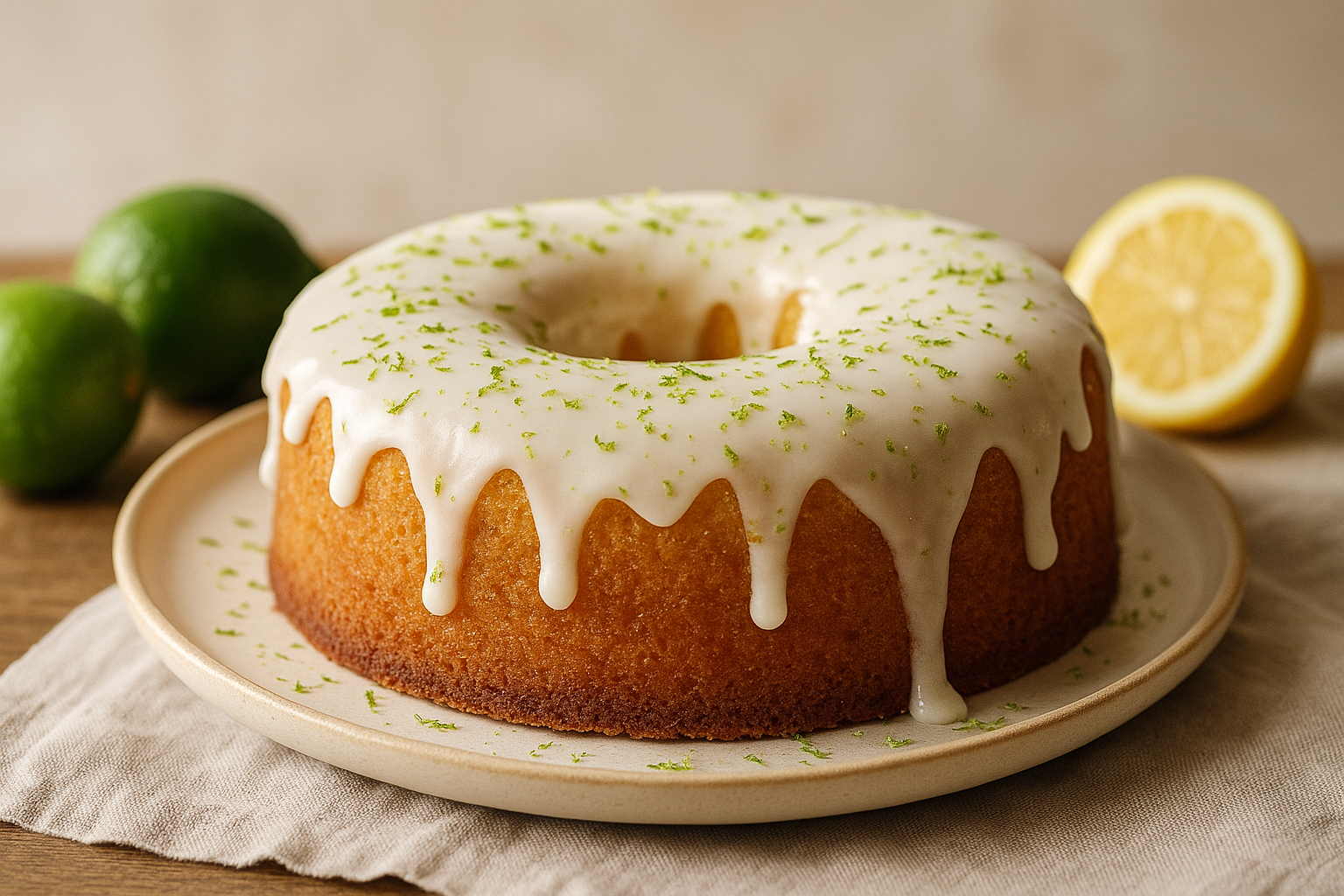 Bolo de Limão com Cobertura: A Doçura que Refresca!