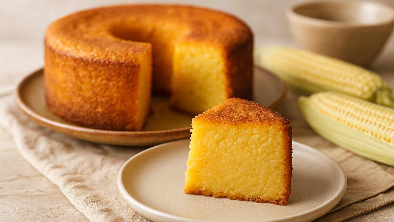 Bolo de Milho Verde Cremoso de Liquidificador: A Delícia que Você Precisa Experimentar!