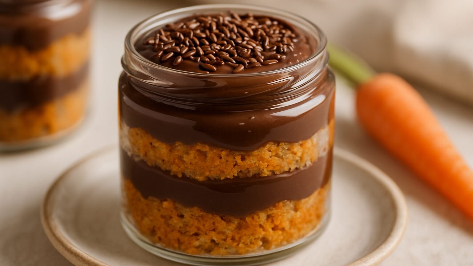 Bolo de Pote de Cenoura com Brigadeiro: A Sobremesa dos Sonhos!