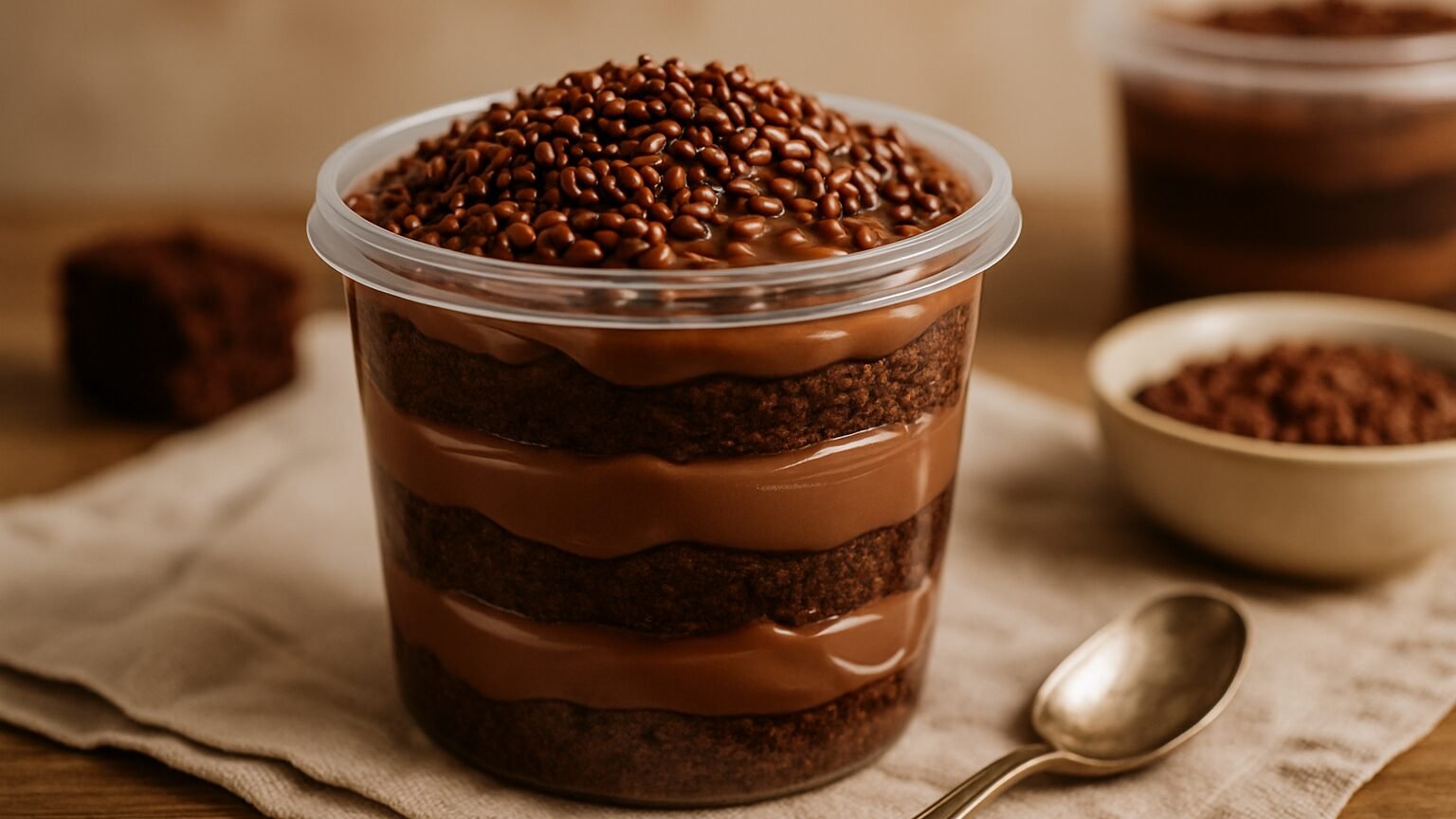 Bolo de Pote de Chocolate com Brigadeiro Cremoso: A Sobremesa Perfeita!