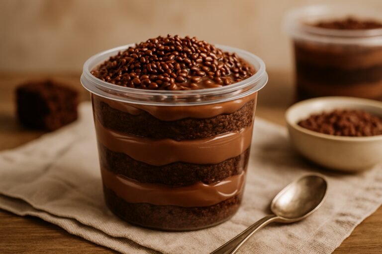 Bolo de Pote de Chocolate com Brigadeiro Cremoso: A Sobremesa Perfeita!