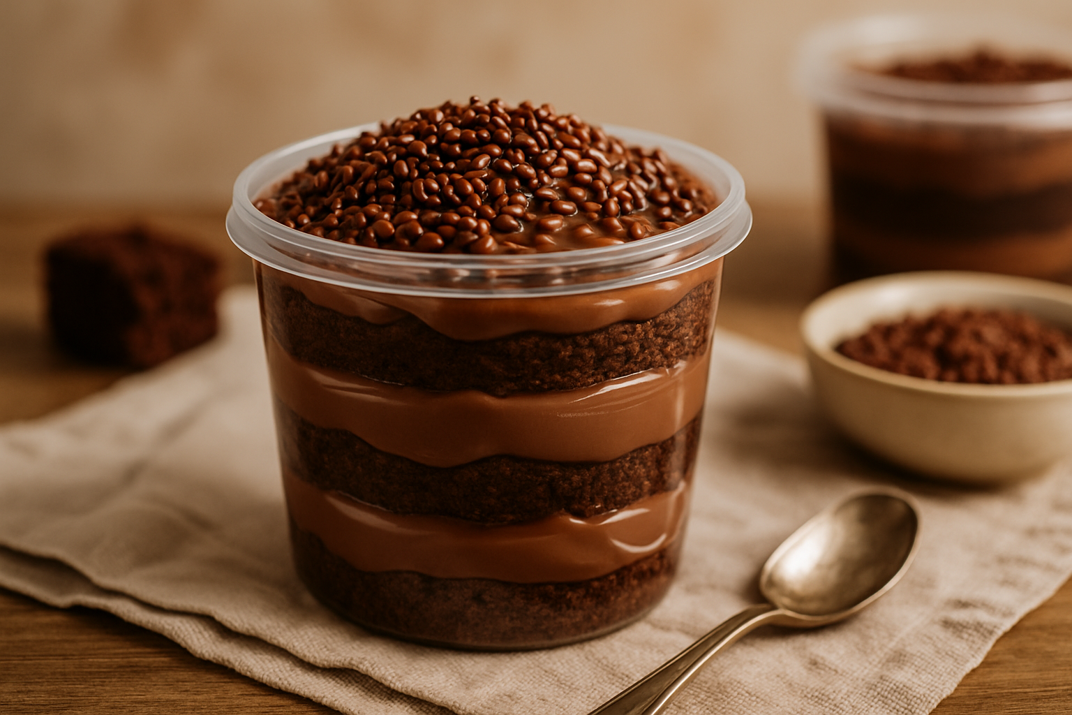 Bolo de Pote de Chocolate com Brigadeiro Cremoso: A Sobremesa Perfeita!