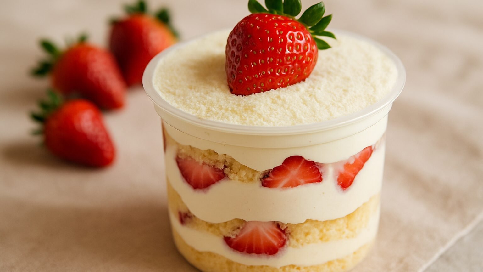 Bolo de Pote de Leite Ninho com Morango: A Delícia que Você Precisa Experimentar!