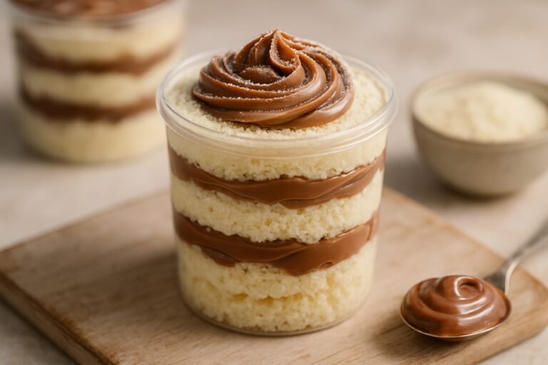 Bolo de Pote de Ninho com Nutella Irresistível