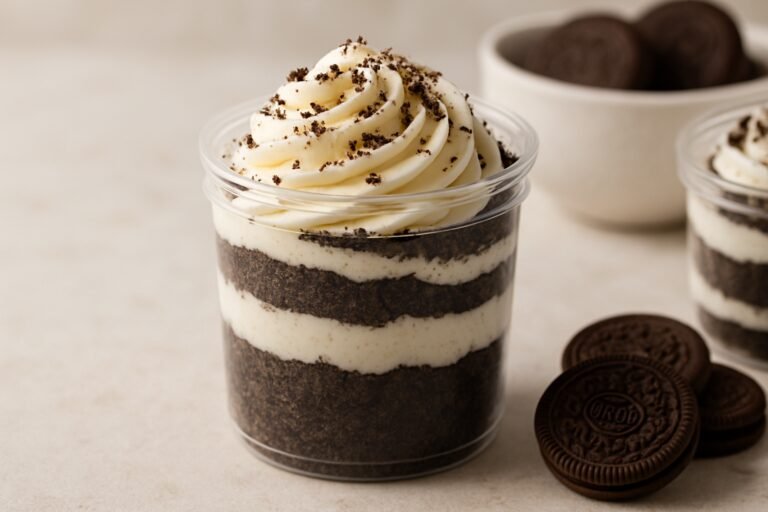 Bolo de Pote de Oreo com Creme Irresistível