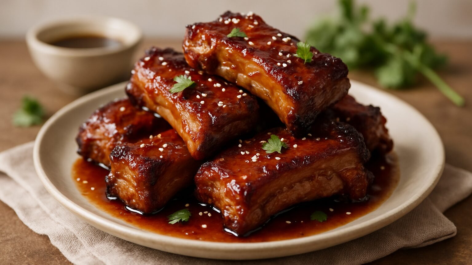 Costelinha de Porco Agridoce Caramelizada: Um Sabor Irresistível!