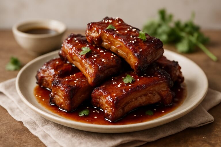 Costelinha de Porco Agridoce Caramelizada: Um Sabor Irresistível!