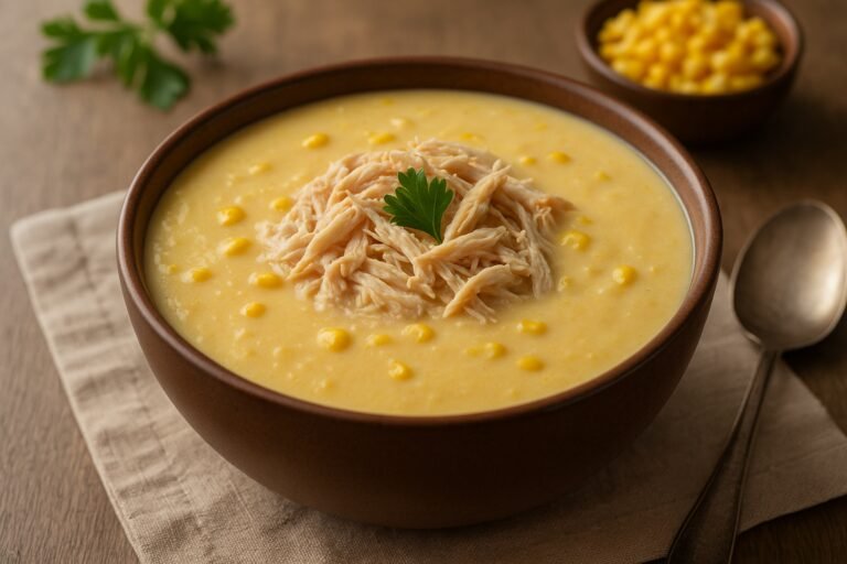 Creme de Milho com Frango Super Cremoso