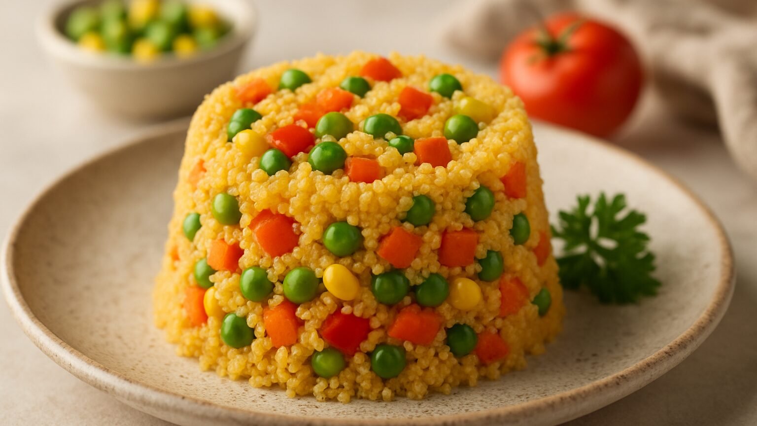 Cuscuz de Milho Salgado com Legumes: Uma Delícia Colorida!