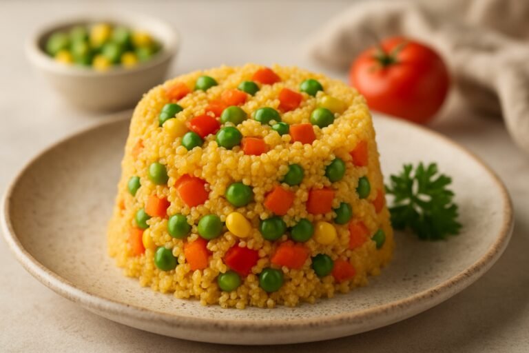 Cuscuz de Milho Salgado com Legumes: Uma Delícia Colorida!