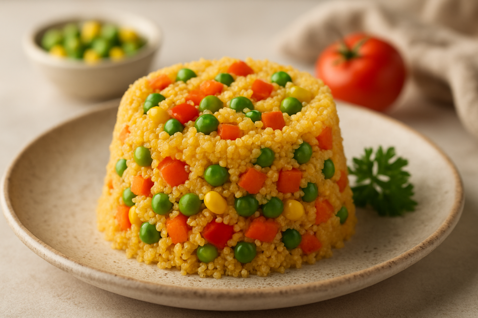 Cuscuz de Milho Salgado com Legumes: Uma Delícia Colorida!