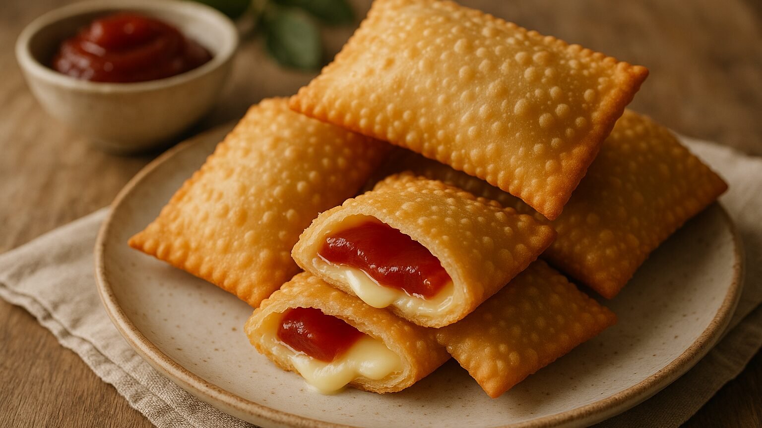 Pastel de goiabada com queijo em 30 minutos prontos 2 Delícia de Pastel Frito de Goiabada com Queijo