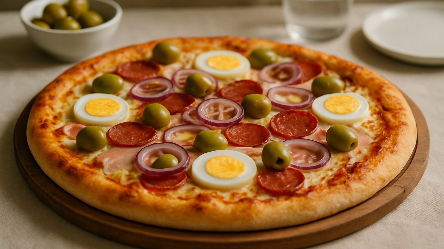 Delicie-se com a Saborosa Pizza Portuguesa!